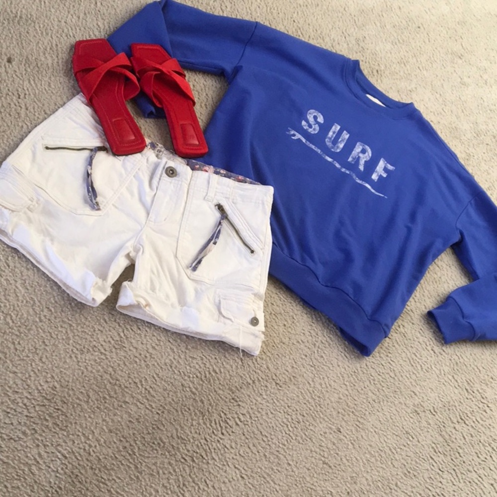 BEACHLY/COLBALT BLUE”SURF” SWEATSHIRT